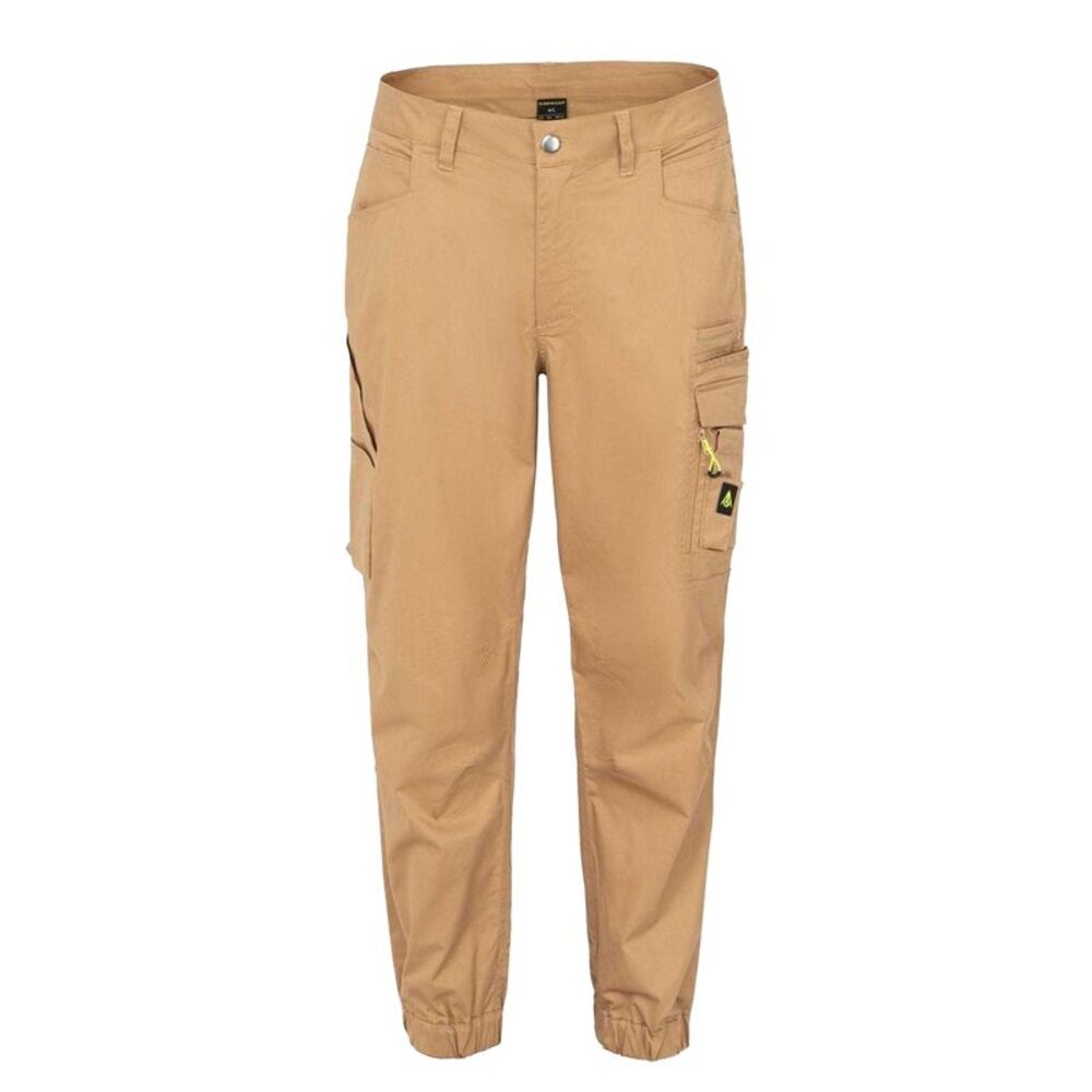 Dunlop Mens Cotton Blend Cargo Pants / Beige